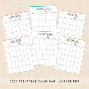 2026 Calendar