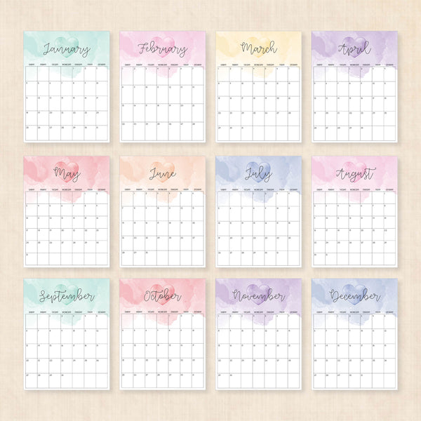 printable 2026 calendar