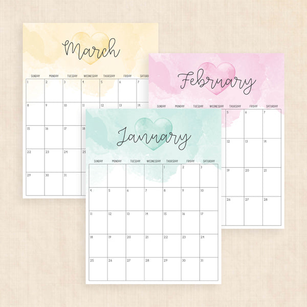 printable 2026 calendar