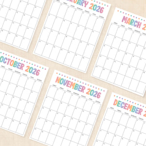 printable 2026 Calendar