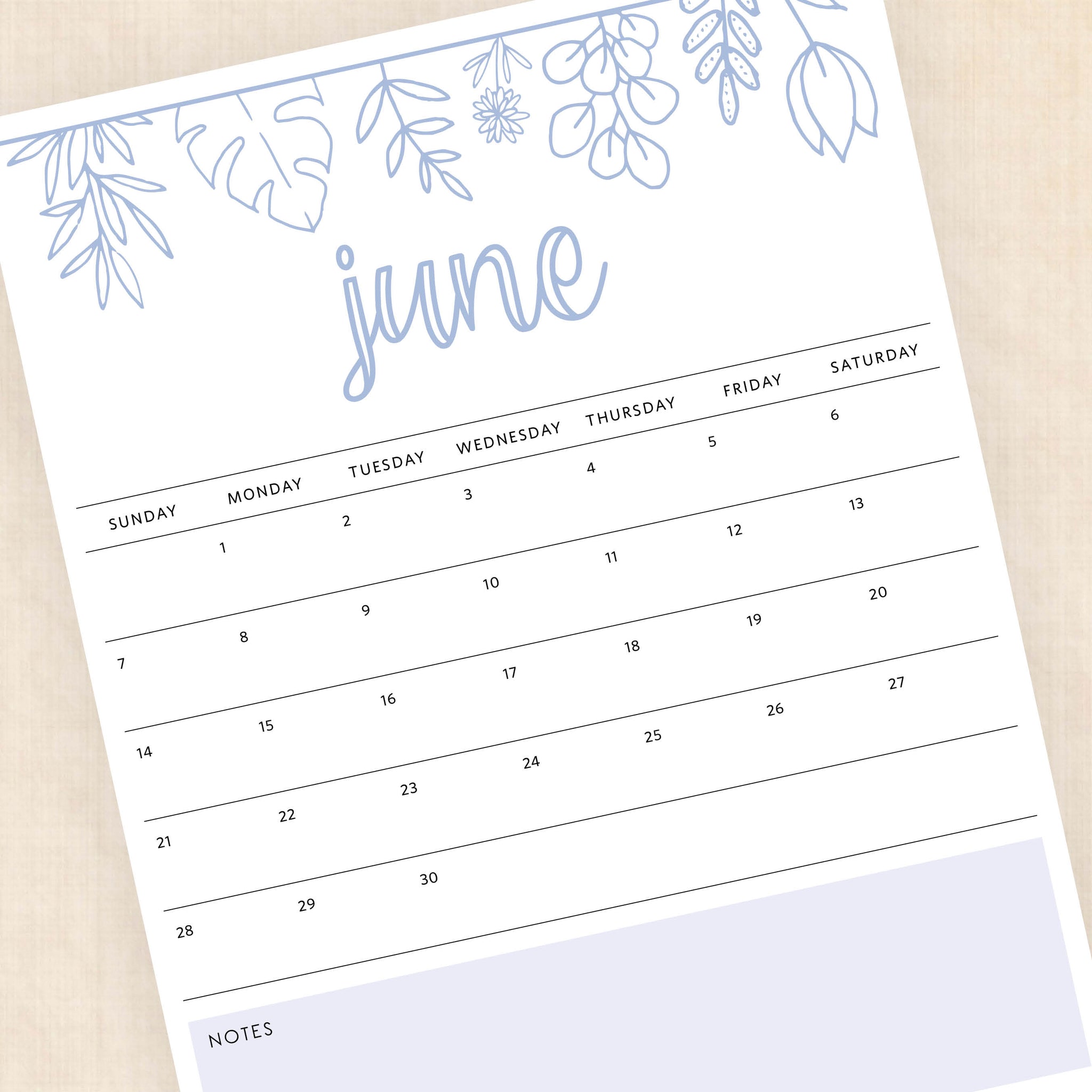 printable 2026 Calendar