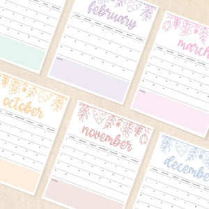 printable 2026 Calendar