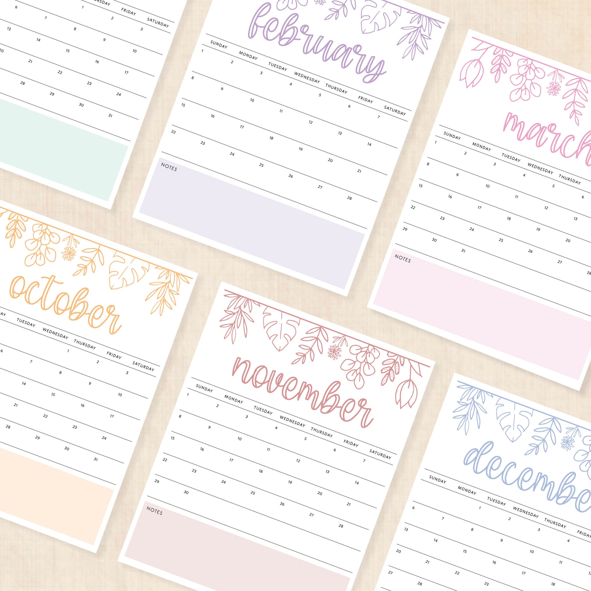 printable 2026 Calendar