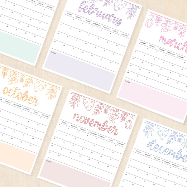 printable 2026 Calendar