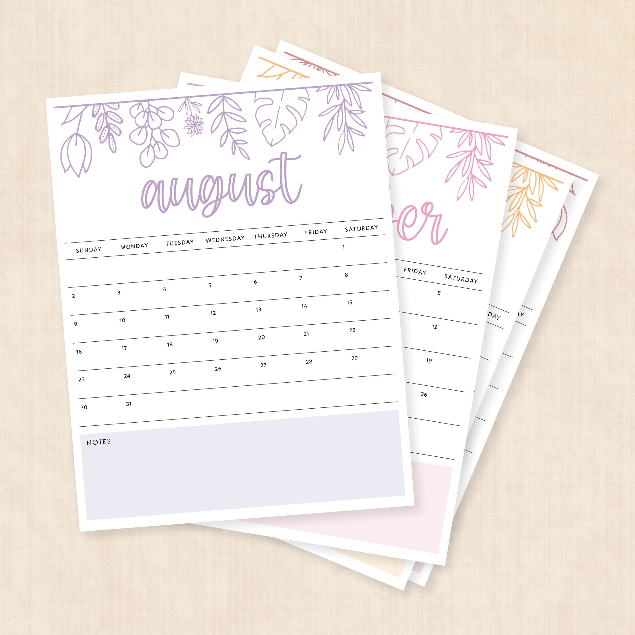 printable 2026 Calendar