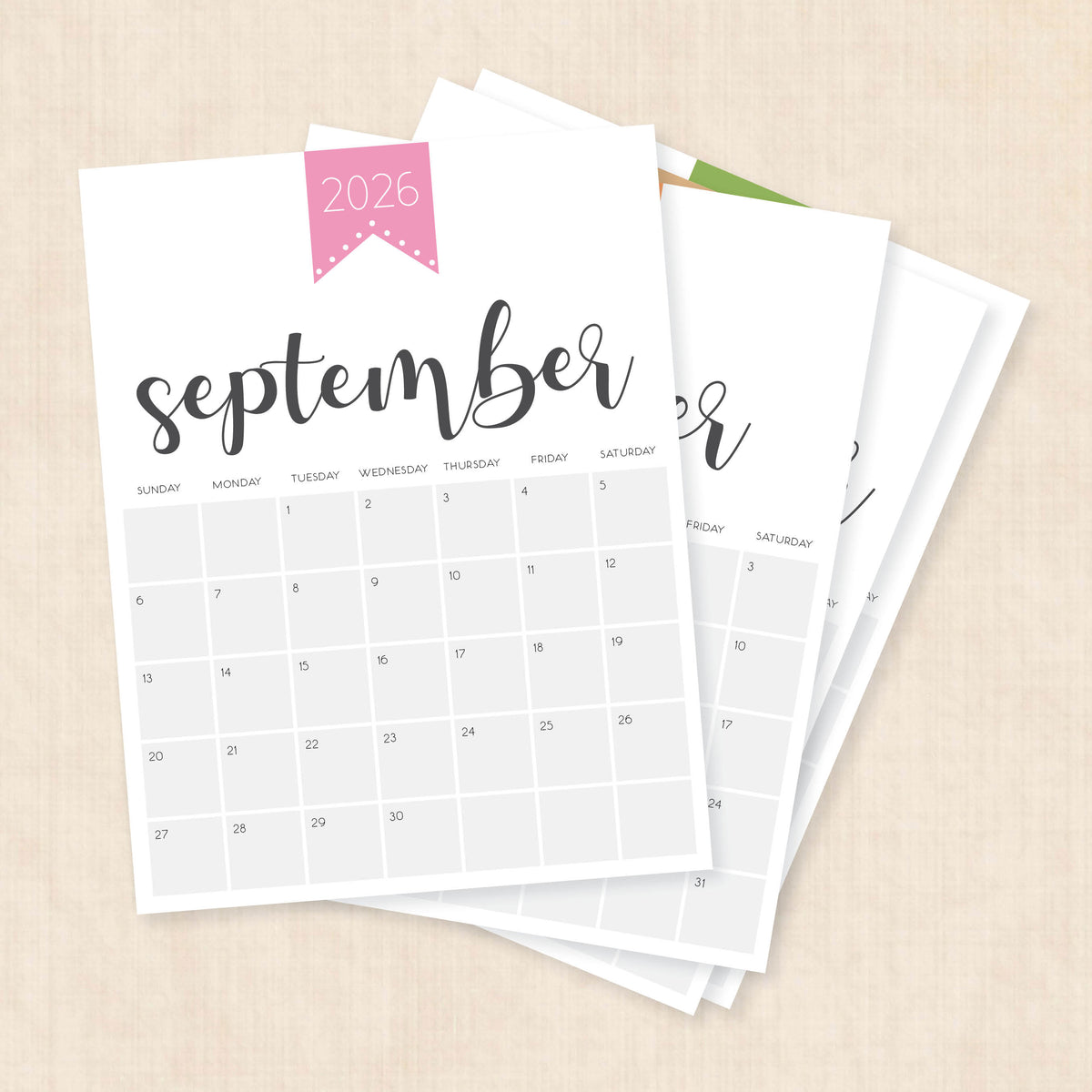 printable 2026 Calendar