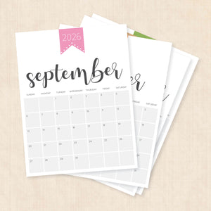 printable 2026 Calendar