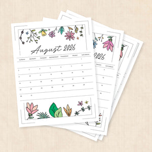 2026 Calendar