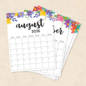2026 Calendar