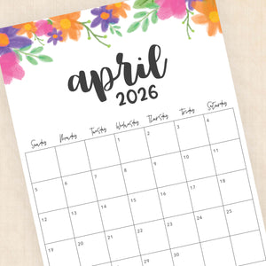 2026 Calendar