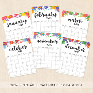 2026 Calendar