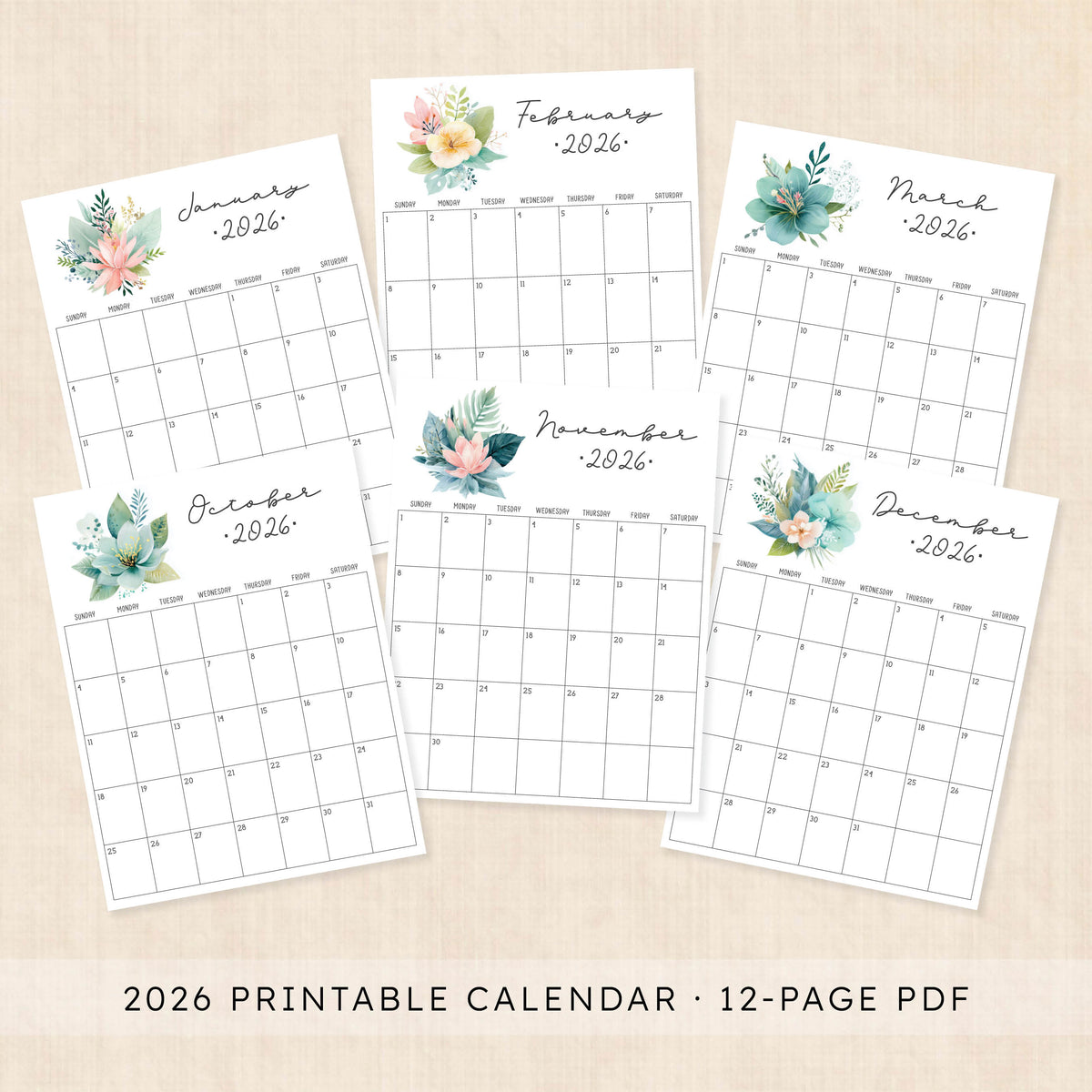2026 Calendar