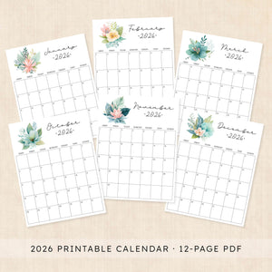 2026 Calendar