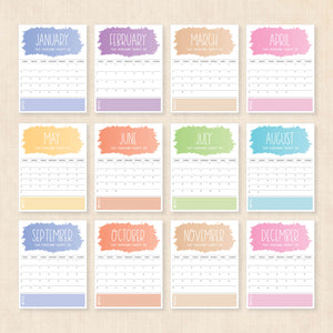 printable 2026 calendar