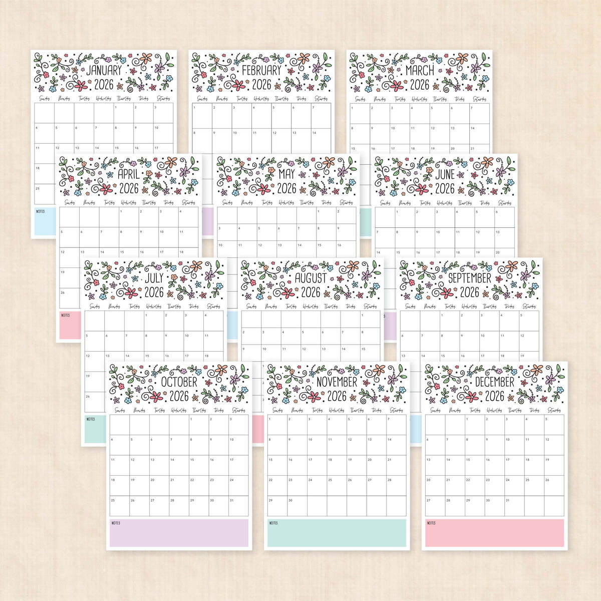 2026 Calendar