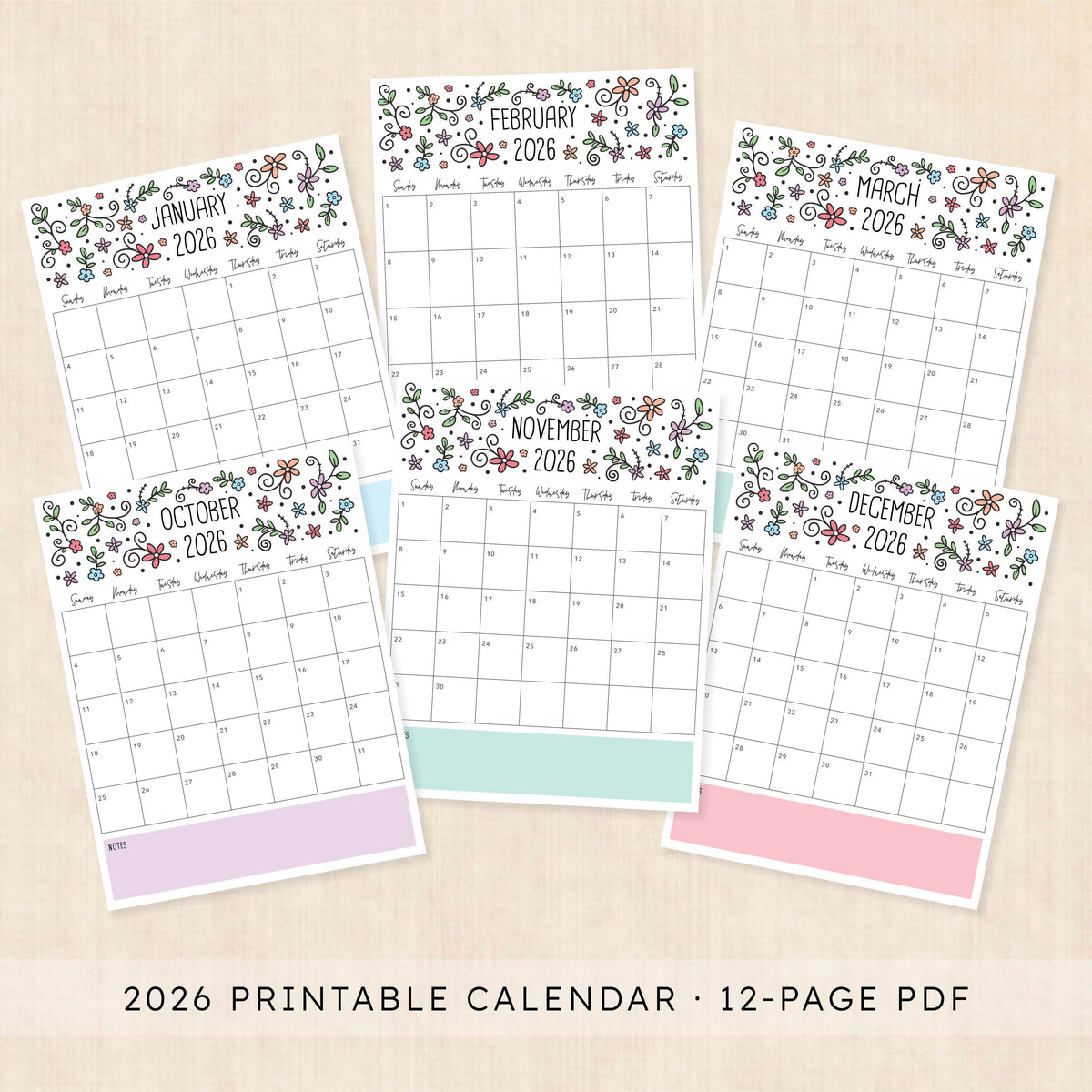 2026 Calendar