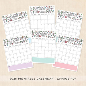 2026 Calendar