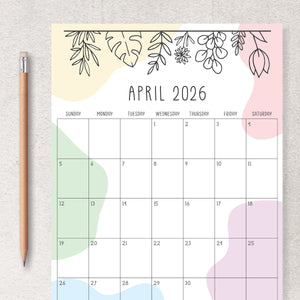 Printable 2026 Calendar