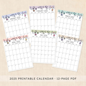 printable 2026 calendar