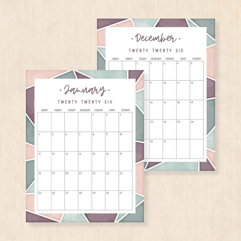 2026 Calendar