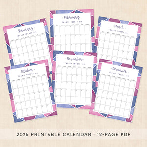 2026 Calendar