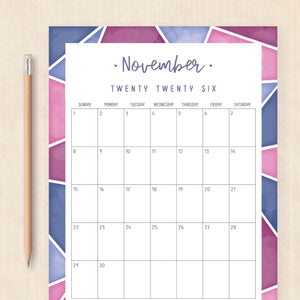 2026 Calendar