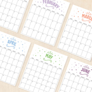 printable 2026 calendar