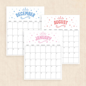 printable 2026 calendar