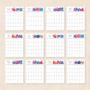 printable 2026 calendar