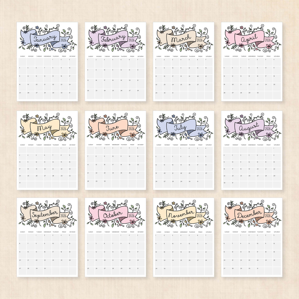 2026 Calendar