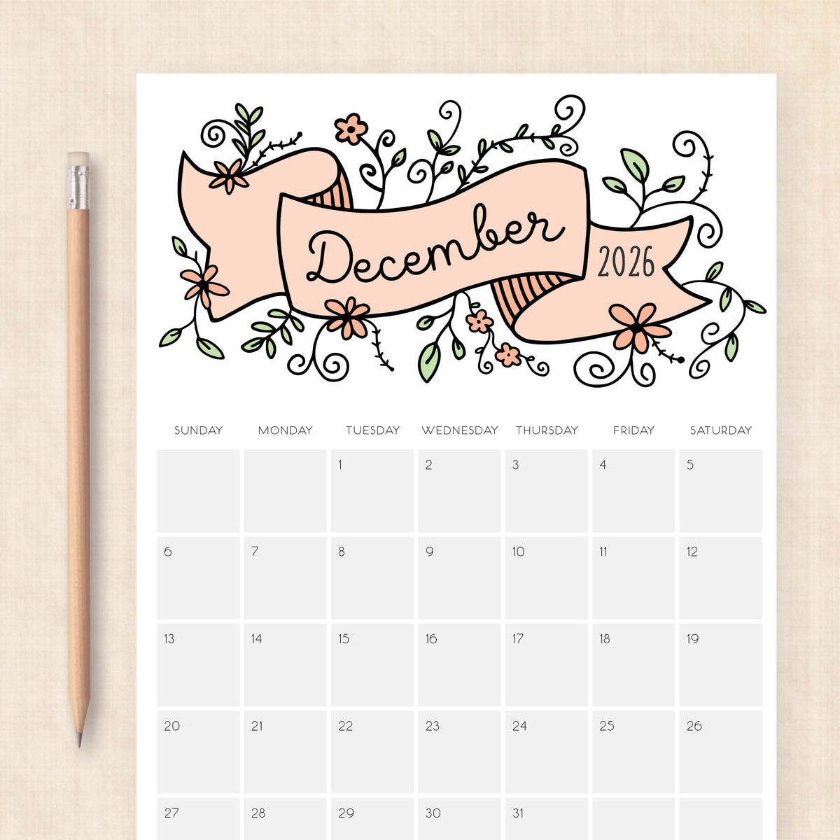 2026 Calendar