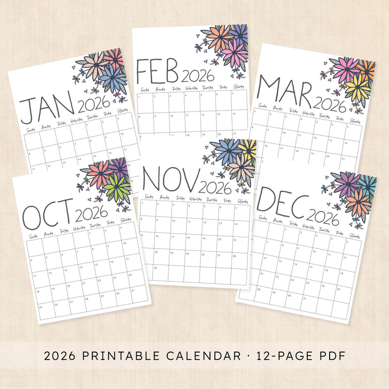 printable 2026 Calendar