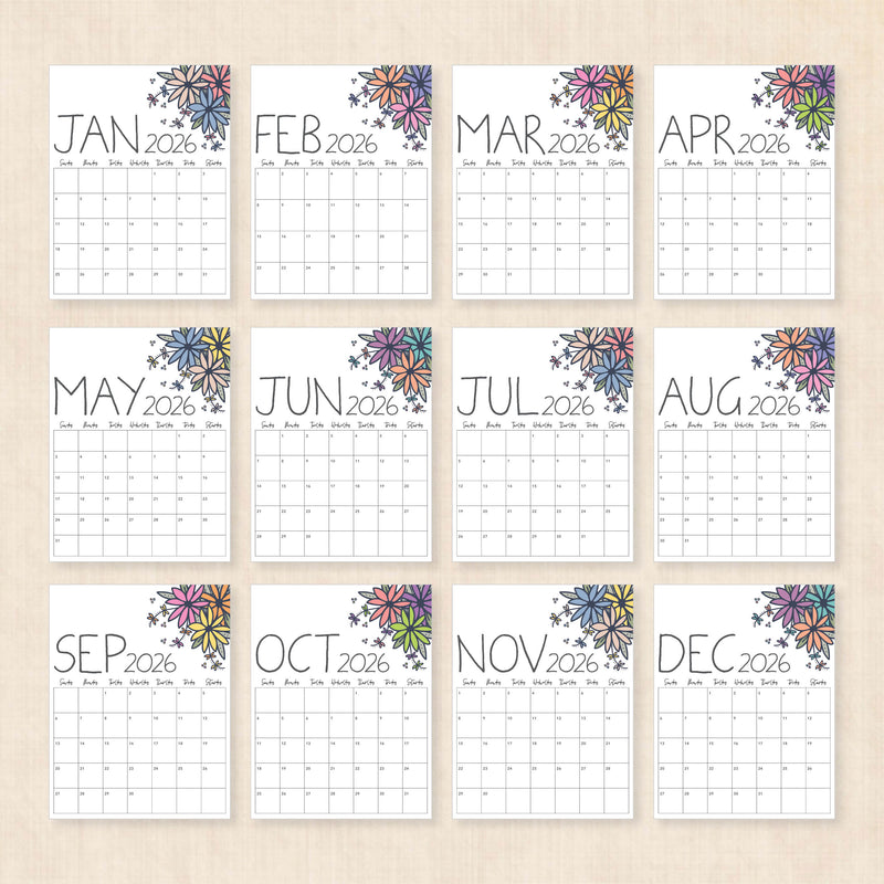 printable 2026 Calendar