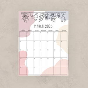 Printable 2026 Calendar