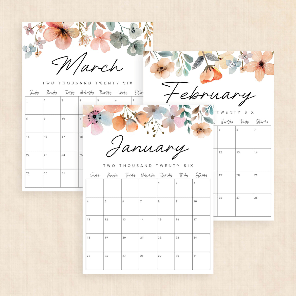 2026 Calendar