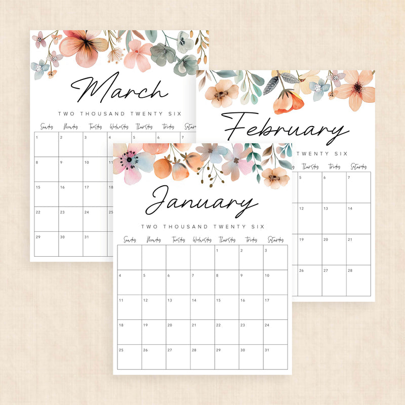2026 Calendar