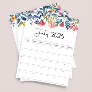 Printable 2026 Calendar