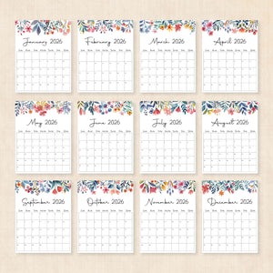 2026 Calendar
