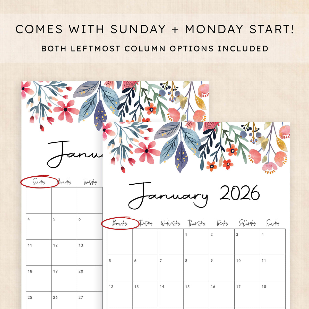 2026 Calendar