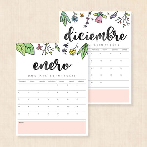 calendario 2026 para imprimir