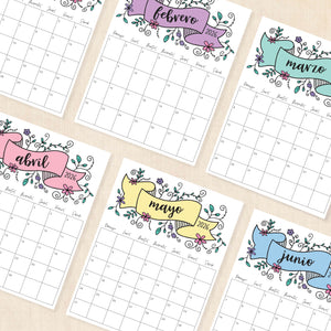 calendario 2026 para imprimir