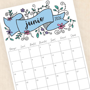 calendario 2026 para imprimir