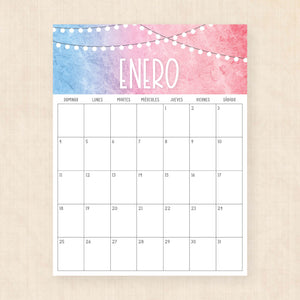 calendario 2026 para imprimir