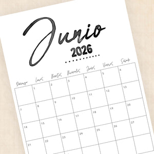 calendario 2026 para imprimir