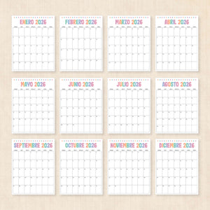 calendario 2026 para imprimir