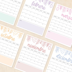 calendario 2026 para imprimir