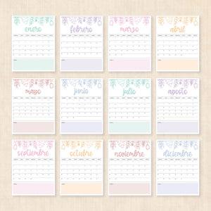 calendario 2026 para imprimir