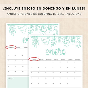 calendario 2026 para imprimir