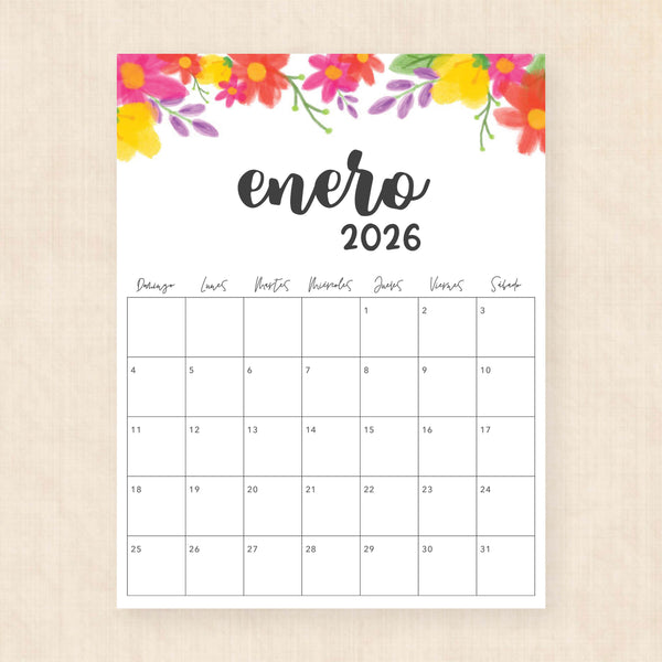 calendario 2026
