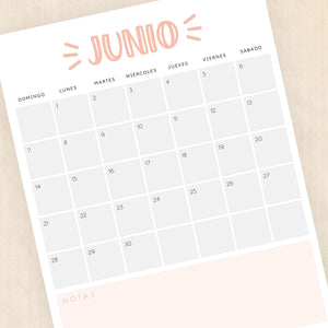 calendario 2026 para imprimir